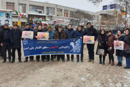 حضور جهادگران جهاددانشگاهی اردبیل در راهپیمایی۲۲ بهمن