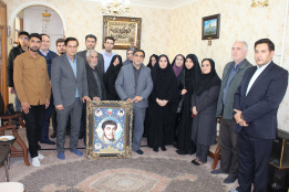دیدار با خانواده شهید بهنام یوسفی؛ شهید دانشجو