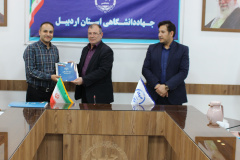 نشست صمیمانه رئیس جهاددانشگاهی استان اردبیل با همکاران واحد به مناسبت جشن پایان سال و تقدیر از جهادگران