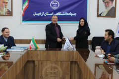 نشست صمیمانه رئیس جهاددانشگاهی استان اردبیل با همکاران واحد به مناسبت جشن پایان سال و تقدیر از جهادگران