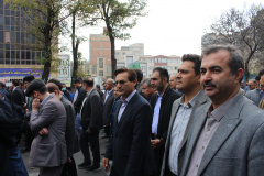 حضور جهادگران جهاددانشگاهی استان اردبیل در راهپیمایی ۱۳ آبان