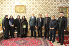 جهادگران جهاددانشگاهی اردبیل با خانواده شهید «حسین حسن پور» دیدار کردند