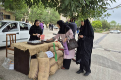 برپایی ایستگاه صلواتی در دانشگاه محقق اردبیلی