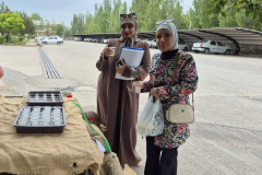 برپایی ایستگاه صلواتی در دانشگاه محقق اردبیلی
