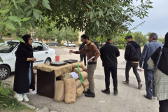 برپایی ایستگاه صلواتی در دانشگاه محقق اردبیلی