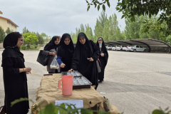برپایی ایستگاه صلواتی در دانشگاه محقق اردبیلی