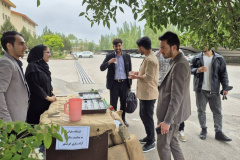 برپایی ایستگاه صلواتی در دانشگاه محقق اردبیلی