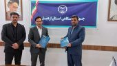 امضای تفاهم‌نامه همکاری بین جهاددانشگاهی و سازمان بسیج علمی، پژوهشی و فناوری استان اردبیل